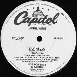 April Wine : Say Hello